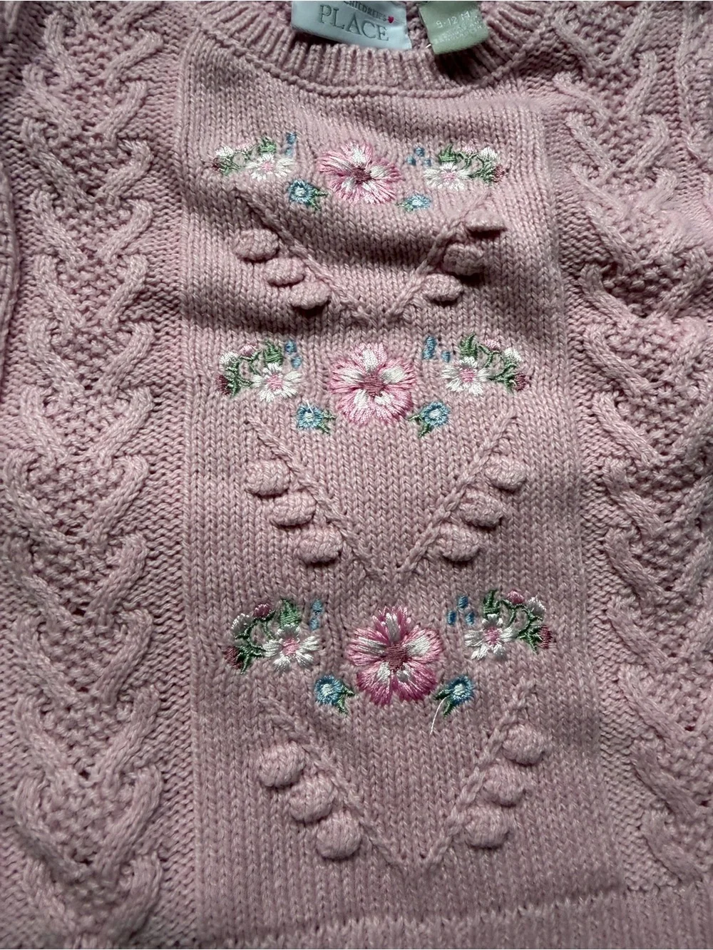 The Children’s Place Baby Girls Knit Sweater Pant Set NWT 9-12M Luxe Lilac - Picture 4 of 9